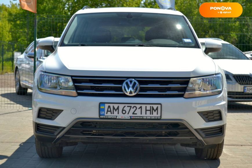 Volkswagen Tiguan, 2019, Бензин, 1.98 л., 102 тис. км, Позашляховик / Кросовер, Білий, Бердичів 110167 фото