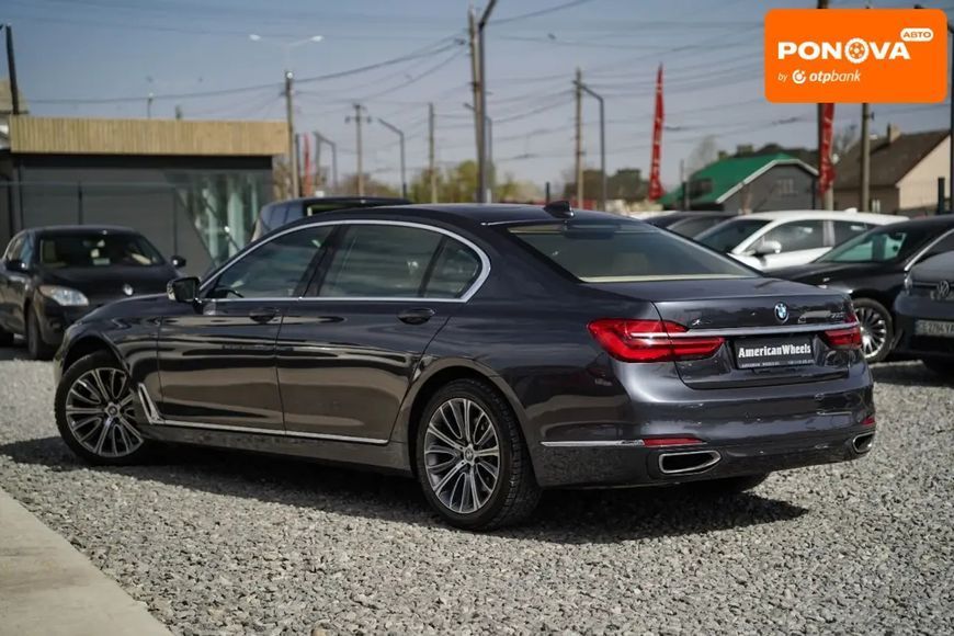 BMW 7 Series, 2015 р., Бензин, 130 тис. км, Седан, Сірий, Чернівці AT-10407363 фото