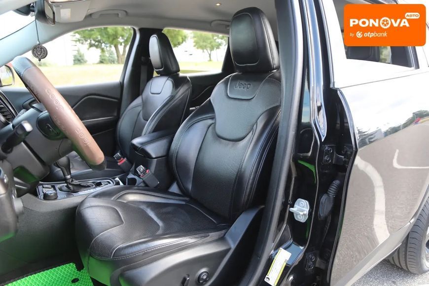 Jeep Cherokee, 2018 р., Газ пропан-бутан / Бензин, 183 тис. км, Позашляховик / Кросовер, Чорний, Київ AT-10424419 фото