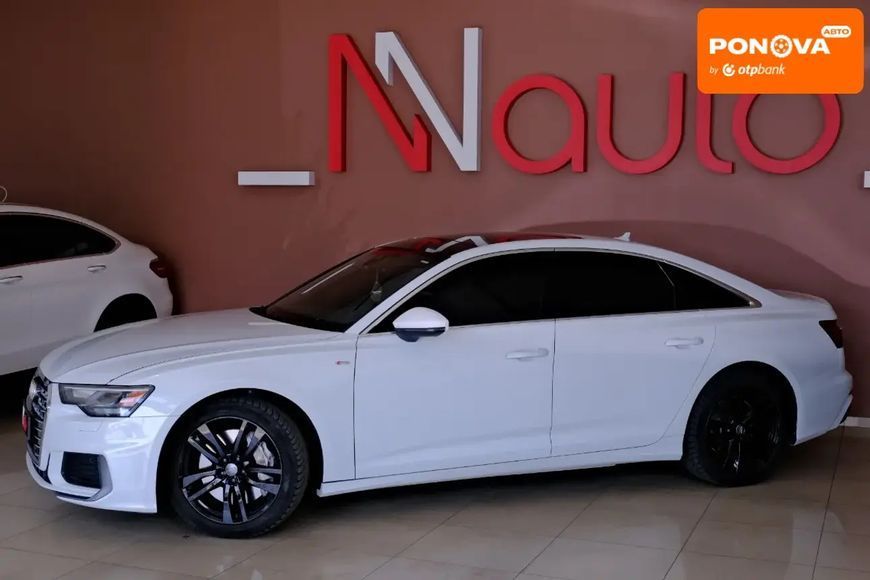 Audi A6, 2019 р., Гібрид (MHEV), 143 тис. км, Седан, Білий, Одеса AT-10419295 фото