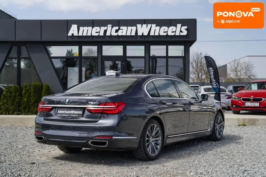 BMW 7 Series, 2015 р., Бензин, 130 тис. км, Седан, Сірий, Чернівці AT-10407363 фото
