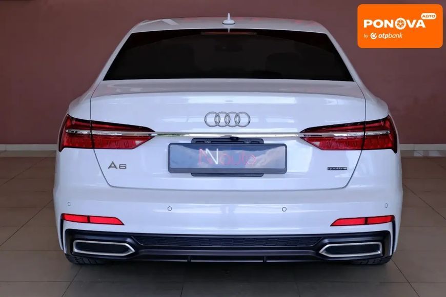 Audi A6, 2019 р., Гібрид (MHEV), 143 тис. км, Седан, Білий, Одеса AT-10419295 фото