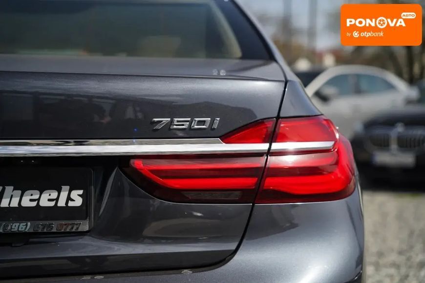 BMW 7 Series, 2015 р., Бензин, 130 тис. км, Седан, Сірий, Чернівці AT-10407363 фото