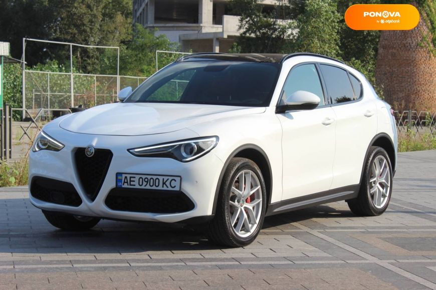 Alfa Romeo Stelvio, 2018, Бензин, 2 л., 25 тис. км, Позашляховик / Кросовер, Білий, Дніпро (Дніпропетровськ) 44880 фото