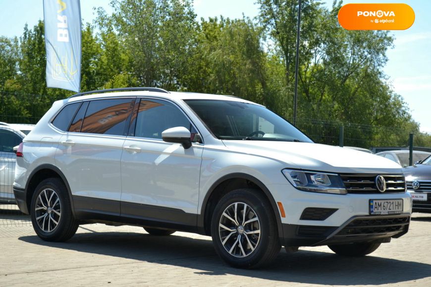 Volkswagen Tiguan, 2019, Бензин, 1.98 л., 102 тис. км, Позашляховик / Кросовер, Білий, Бердичів 110167 фото