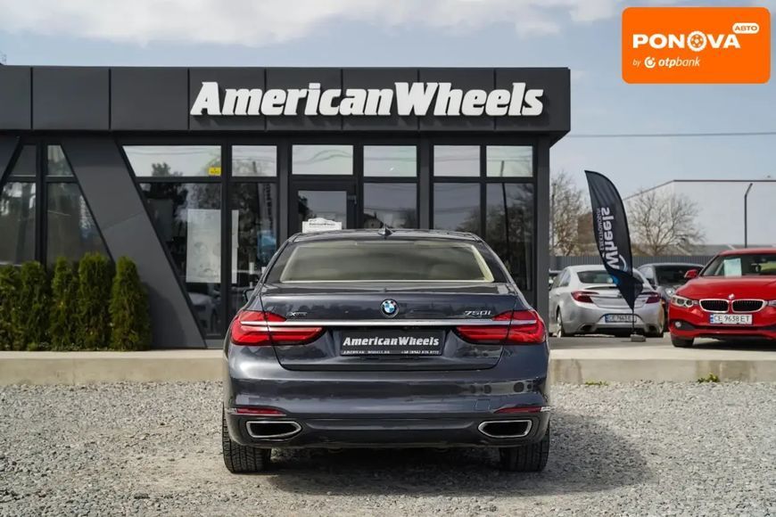 BMW 7 Series, 2015 р., Бензин, 130 тис. км, Седан, Сірий, Чернівці AT-10407363 фото