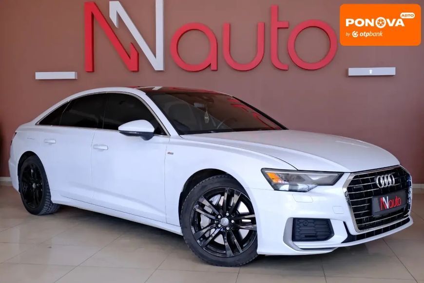 Audi A6, 2019 р., Гібрид (MHEV), 143 тис. км, Седан, Білий, Одеса AT-10419295 фото