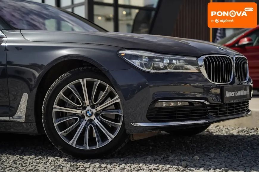 BMW 7 Series, 2015 р., Бензин, 130 тис. км, Седан, Сірий, Чернівці AT-10407363 фото
