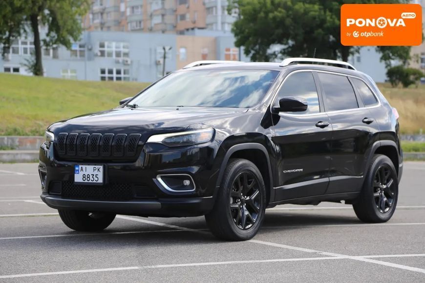Jeep Cherokee, 2018 р., Газ пропан-бутан / Бензин, 183 тис. км, Позашляховик / Кросовер, Чорний, Київ AT-10424419 фото