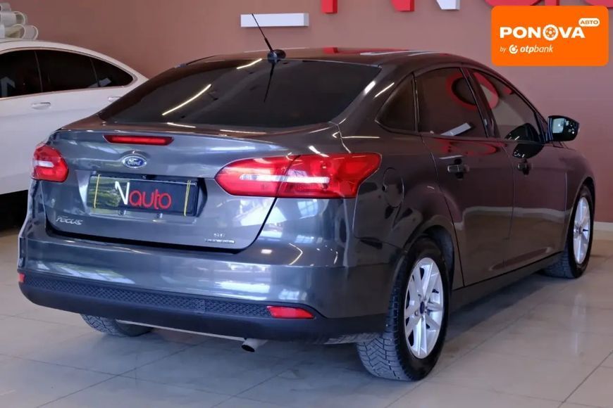 Ford Focus, 2016 р., Бензин, 155 тис. км, Седан, Сірий, Одеса AT-10417816 фото