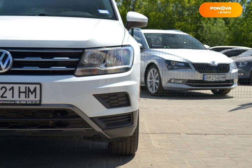 Volkswagen Tiguan, 2019, Бензин, 1.98 л., 102 тис. км, Позашляховик / Кросовер, Білий, Бердичів 110167 фото