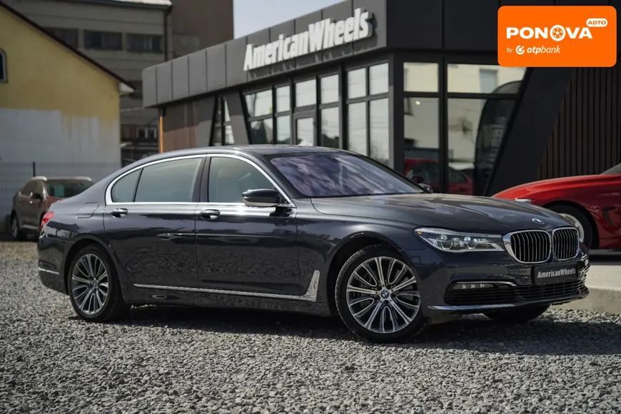 BMW 7 Series, 2015 р., Бензин, 130 тис. км, Седан, Сірий, Чернівці AT-10407363 фото