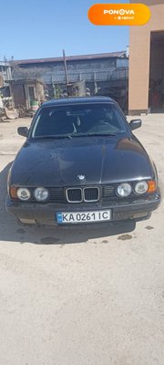 BMW 5 Series, 1989, Газ пропан-бутан / Бензин, 2 л., 380 тис. км, Седан, Чорний, Київ Cars-Pr-68824 фото