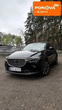 Mazda CX-3, 2019 р., Бензин, 74 тис. км, Позашляховик / Кросовер, Чорний, Київ AT-10415748 фото