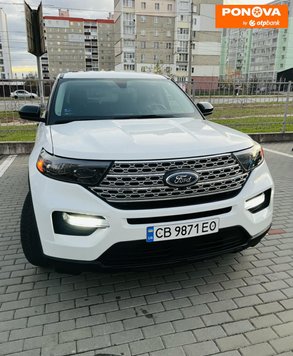 Ford Explorer, 2020, Бензин, 3.3 л., 54 тис. км, Позашляховик / Кросовер, Білий, Київ Cars-Pr-276678 фото