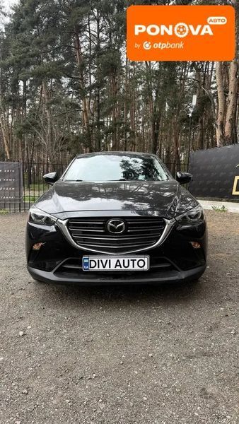 Mazda CX-3, 2019 р., Бензин, 74 тис. км, Позашляховик / Кросовер, Чорний, Київ AT-10415748 фото