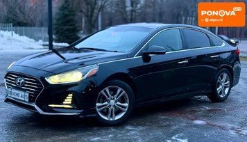 Hyundai Sonata, 2017 г., Газ пропан-бутан / Бензин, 174 тыс. км, Седан, Чорный, Днепр (Днепропетровск) AT-10411415 фото