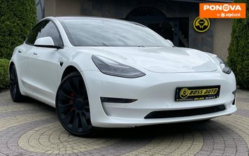 Tesla Model 3, 2021, Електро, 59 тис. км, Седан, Білий, Львів 280641 фото