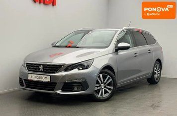 Peugeot 308, 2019 р., Дизель, 155 тис. км, Універсал, Сірий, Київ AT-10421805 фото