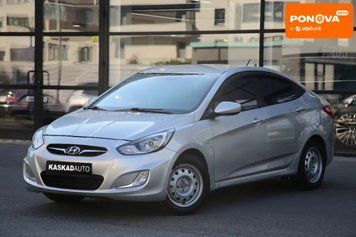 Hyundai Accent, 2012 р., Газ пропан-бутан / Бензин, 199 тис. км, Седан, Сірий, Харків AT-10420019 фото
