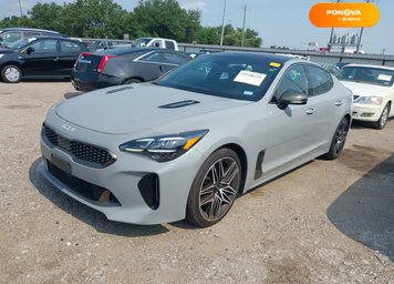 Kia Stinger, 2022, Бензин, 3.3 л., 65 тис. км, Ліфтбек, Сірий, Київ Cars-EU-US-KR-114737 фото