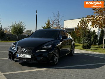 Lexus IS, 2013, Бензин, 2.49 л., 197 тис. км, Седан, Чорний, Мукачево Cars-Pr-265536 фото