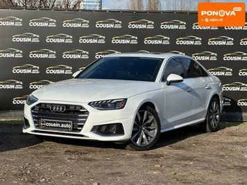 Audi A4, 2020 р., Бензин, 116 тис. км, Седан, Білий, Київ AT-10408756 фото