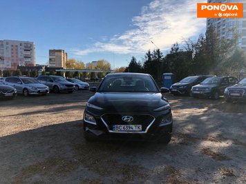 Hyundai Kona, 2019, Бензин, 2 л., 124 тис. км, Позашляховик / Кросовер, Чорний, Львів 279585 фото