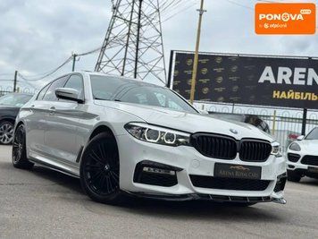 BMW 5 Series, 2018 р., Бензин, 99 тис. км, Седан, Білий, Харків AT-10403406 фото