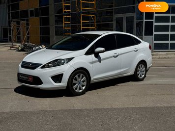 Ford Fiesta, 2013, Газ пропан-бутан / Бензин, 1.6 л., 121 тис. км, Седан, Білий, Харків 107950 фото