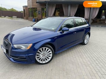 Audi A3 Sportback, 2015, Гібрид (HEV), 1.4 л., 130 тис. км, Хетчбек, Синій, Бориспіль Cars-Pr-138558 фото