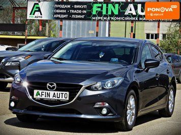 Mazda 3, 2015 р., Бензин, 142 тис. км, Хетчбек, Сірий, Черкаси AT-10416035 фото