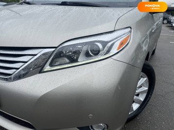 Toyota Sienna, 2016, Газ пропан-бутан / Бензин, 3.5 л., 90 тис. км, Мінівен, Бежевий, Київ 43549 фото
