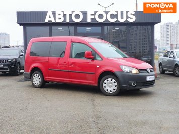 Volkswagen Caddy, 2012, Дизель, 1.6 л., 318 тис. км, Мінівен, Червоний, Київ 280317 фото