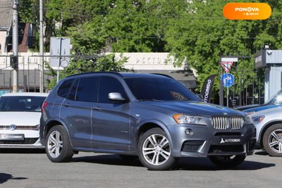 BMW X3, 2014, Бензин, 2 л., 177 тис. км, Позашляховик / Кросовер, Сірий, Київ 43499 фото