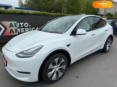 Tesla Model Y, 2020, Електро, 223 тис. км, Позашляховик / Кросовер, Білий, Луцьк 37150 фото