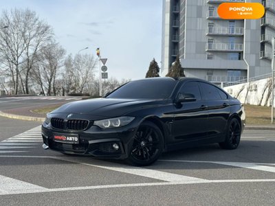 BMW 4 Series Gran Coupe, 2014, Бензин, 2.98 л., 120 тыс. км, Купе, Чорный, Киев 14345 фото