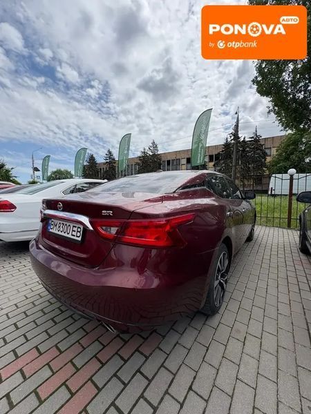 Nissan Maxima, 2016 р., Газ метан / Бензин, 140 тис. км, Седан, Червоний, Запоріжжя AT-10417722 фото