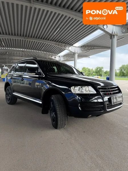 Volkswagen Touareg, 2002 р., Газ пропан-бутан / Бензин, 409 тис. км, Позашляховик / Кросовер, Чорний, Запоріжжя AT-10418415 фото