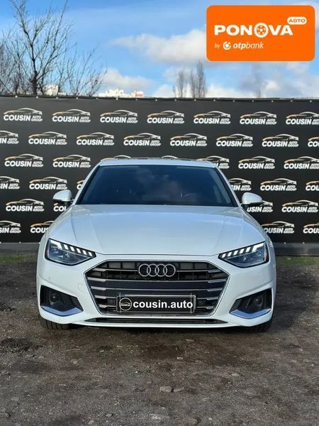 Audi A4, 2020 р., Бензин, 116 тис. км, Седан, Білий, Київ AT-10408756 фото