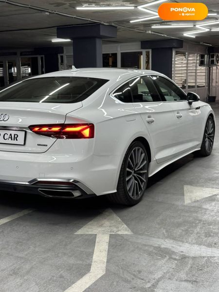 Audi A5, 2020, Бензин, 2 л., 28 тис. км, Ліфтбек, Білий, Одеса 110253 фото