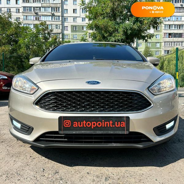 Ford Focus, 2017, Бензин, 2 л., 145 тис. км, Седан, Бежевий, Суми 109724 фото