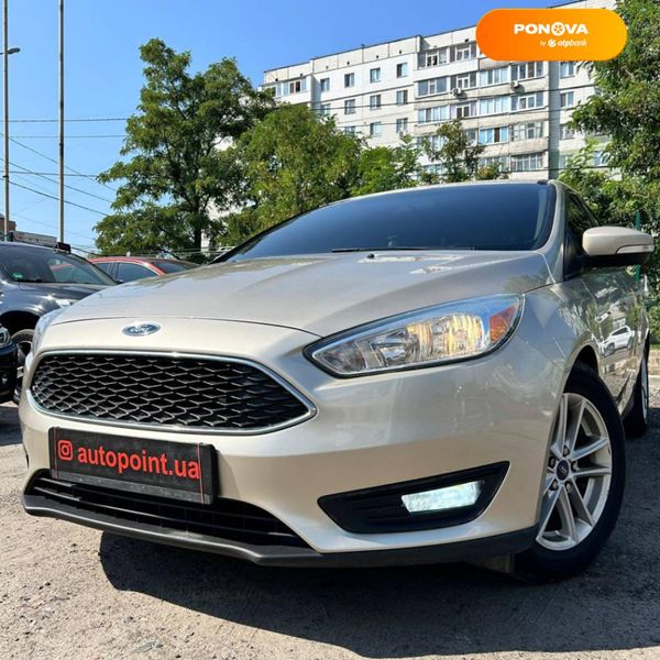 Ford Focus, 2017, Бензин, 2 л., 145 тис. км, Седан, Бежевий, Суми 109724 фото