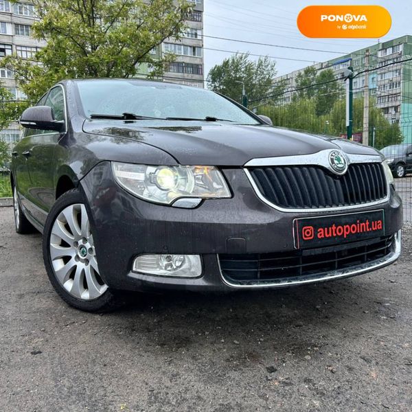 Skoda Superb, 2009, Дизель, 1.97 л., 306 тис. км, Ліфтбек, Коричневий, Суми 109731 фото