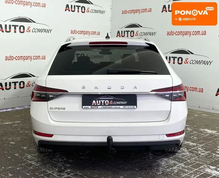 Skoda Superb, 2020 г., Дизель, 197 тыс. км, Универсал, Белый, Львов AT-10410463 фото