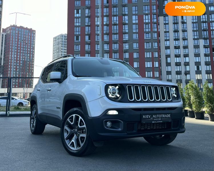 Jeep Renegade, 2017, Бензин, 2.36 л., 46 тис. км, Позашляховик / Кросовер, Сірий, Київ 110479 фото