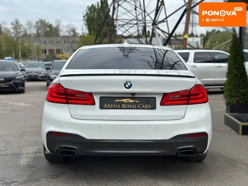 BMW 5 Series, 2018 г., Бензин, 99 тыс. км, Седан, Белый, Харьков AT-10403406 фото