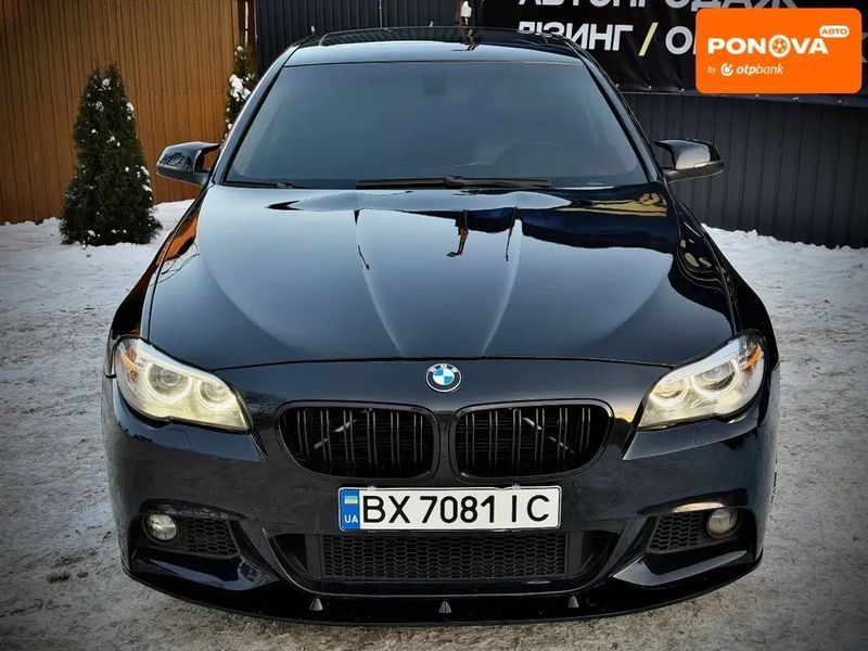 BMW 5 Series, 2014 г., Бензин, 230 тыс. км, Седан, Чорный, Винница AT-10407900 фото