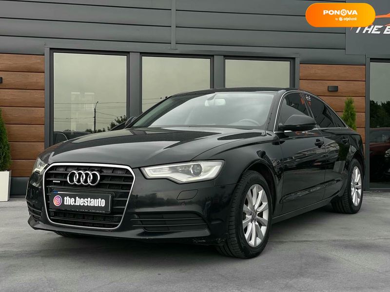 Audi A6, 2013, Газ пропан-бутан / Бензин, 2.77 л., 260 тис. км, Седан, Чорний, Рівне 106711 фото