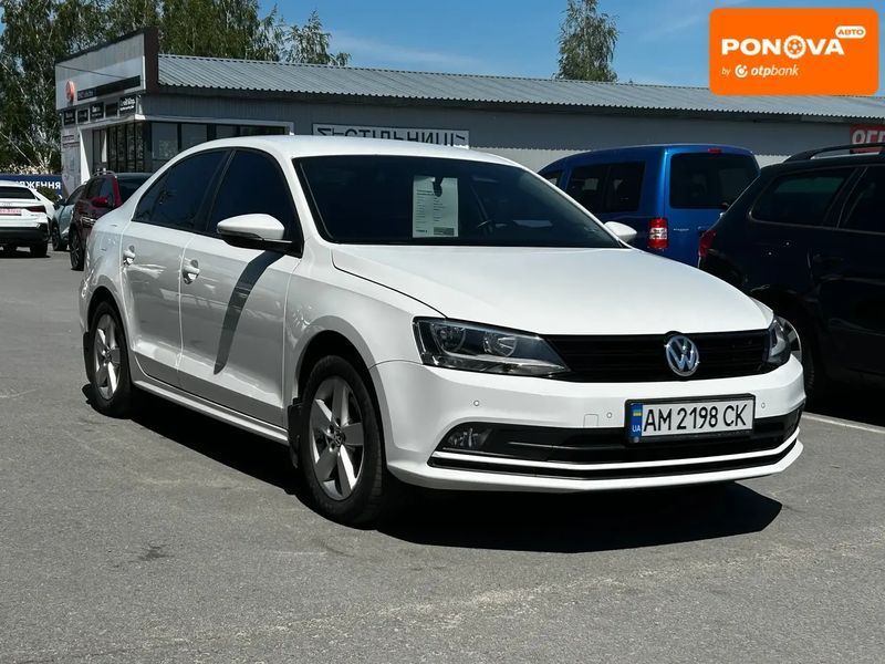 Volkswagen Jetta, 2016 р., Дизель, 115 тис. км, Седан, Білий, Житомир AT-10417564 фото